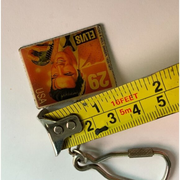 Vintage Elvis Presley USA 29 CENT Stamp Keychain - Picture 4 of 4